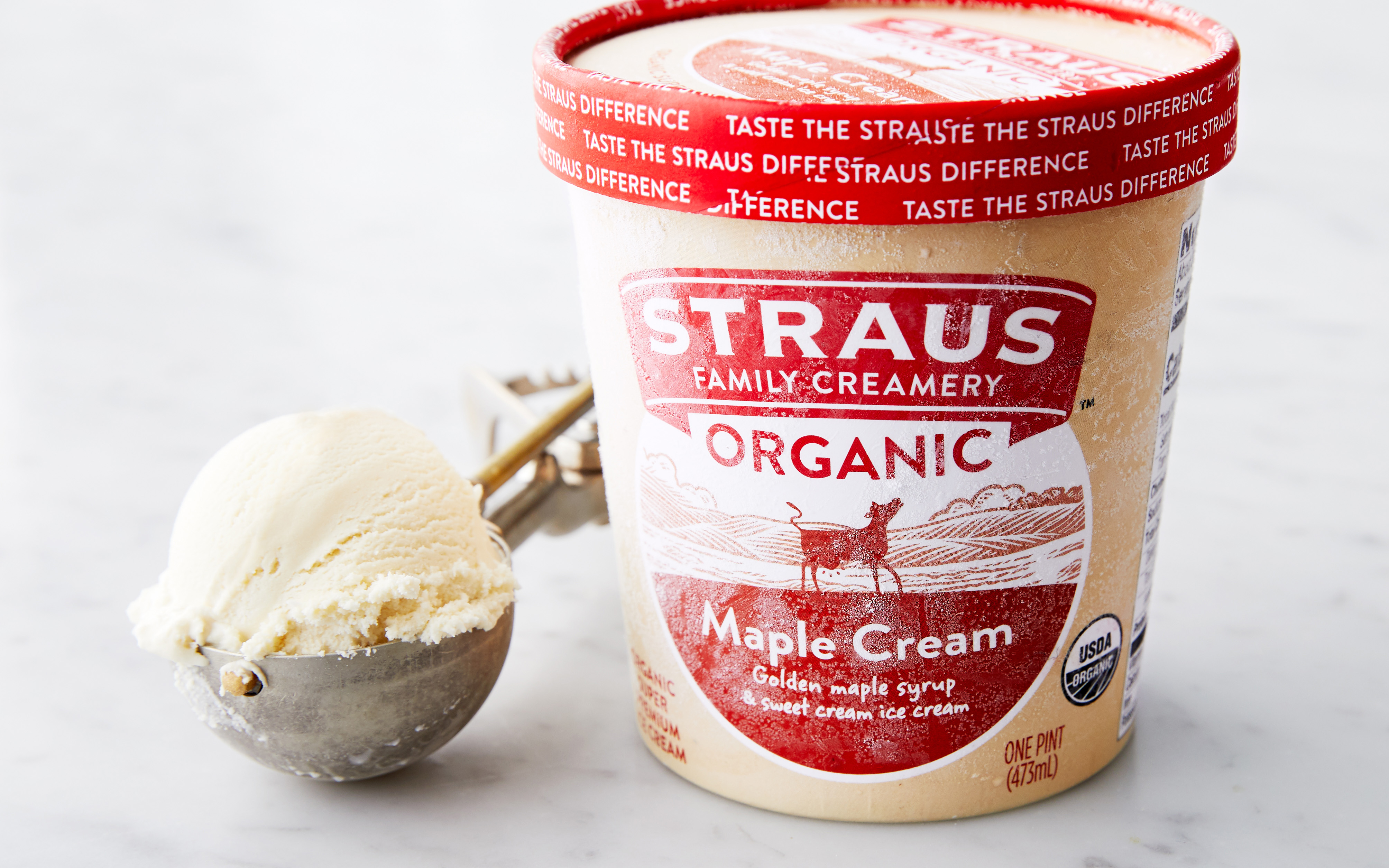 Organic Maple Cream Ice Cream Straus Family Creamery SF Bay Good Eggs
